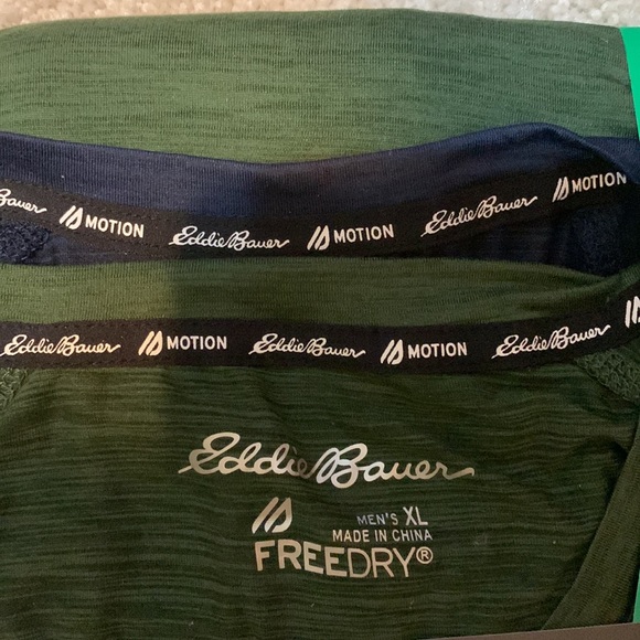 Eddie Bauer- Motion Dri-Fit Tees.  XL - Picture 2 of 7